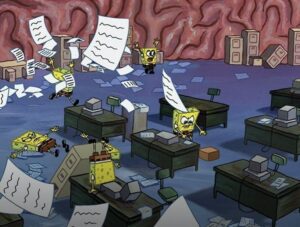 spanch bob doesn't know how to delegate smart